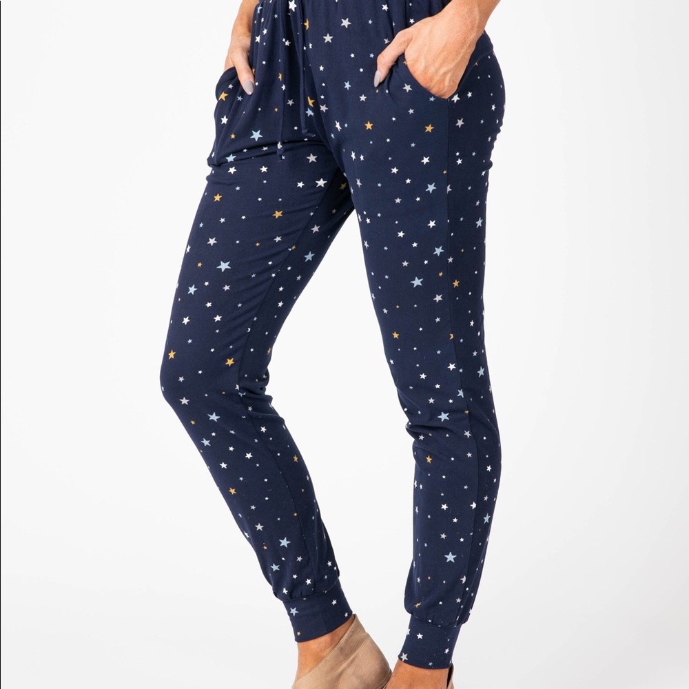 Joggers Starry Night Navy